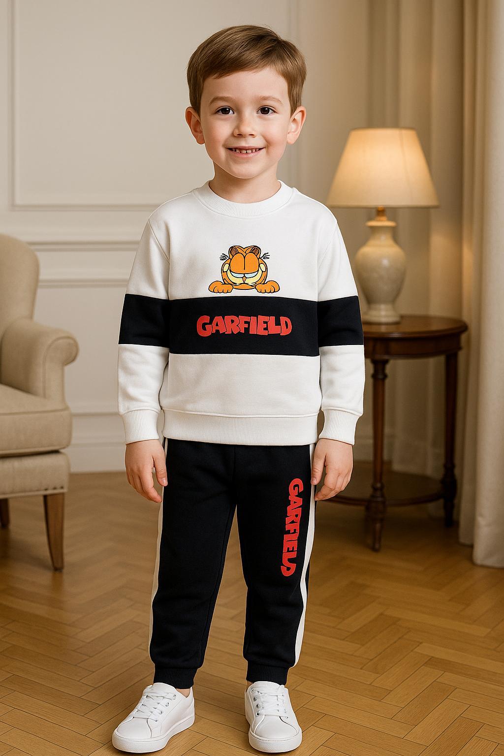 Trouser Shirt - Black & White - Garfield
